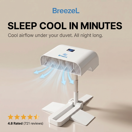BreezeL Bed Cooling Fan