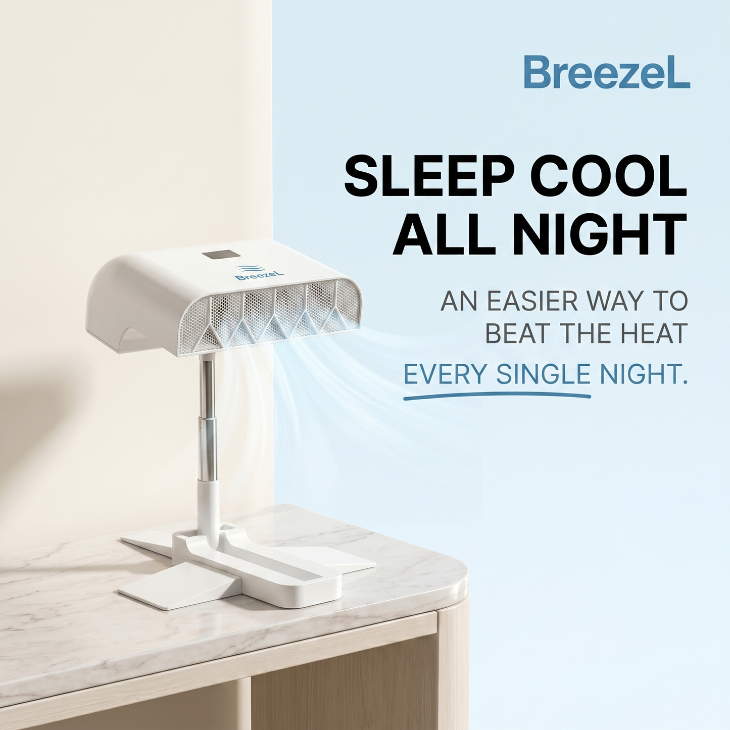 BreezeL Bed Cooling Fan